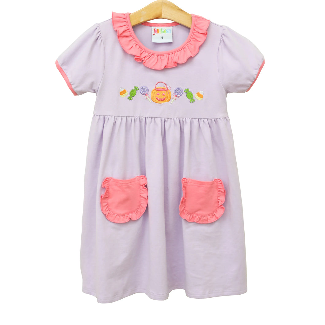 Trick Or treat Ruffle Dress by Jellybean