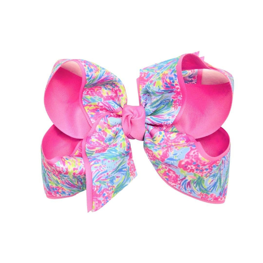 Lilly Inspired Bows: Hot Pink/ T51 / 5.5