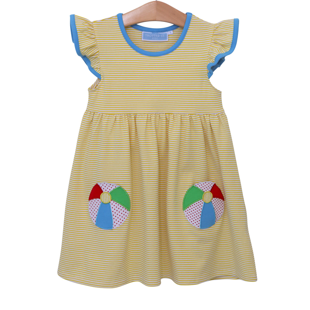 Beach Ball Flutter Dress by Trotter Street