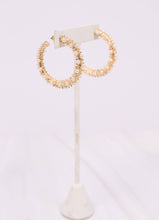 Load image into Gallery viewer, Bromley Pearl Hoop Earring GOLD: Default
