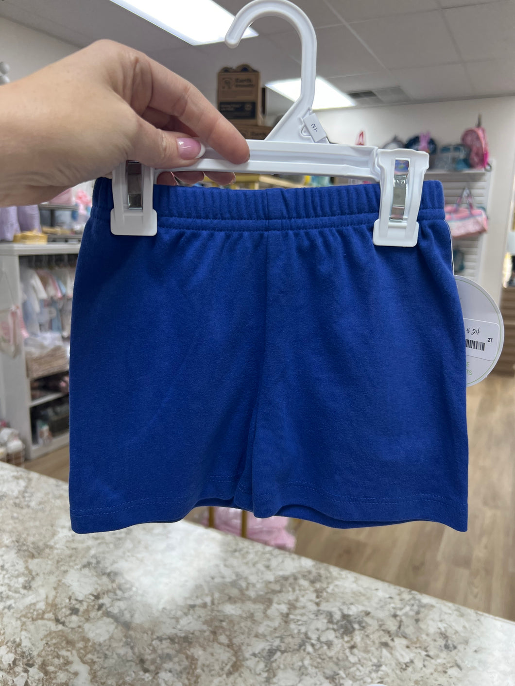 Royal Blue Knit short by Zuccini Kids