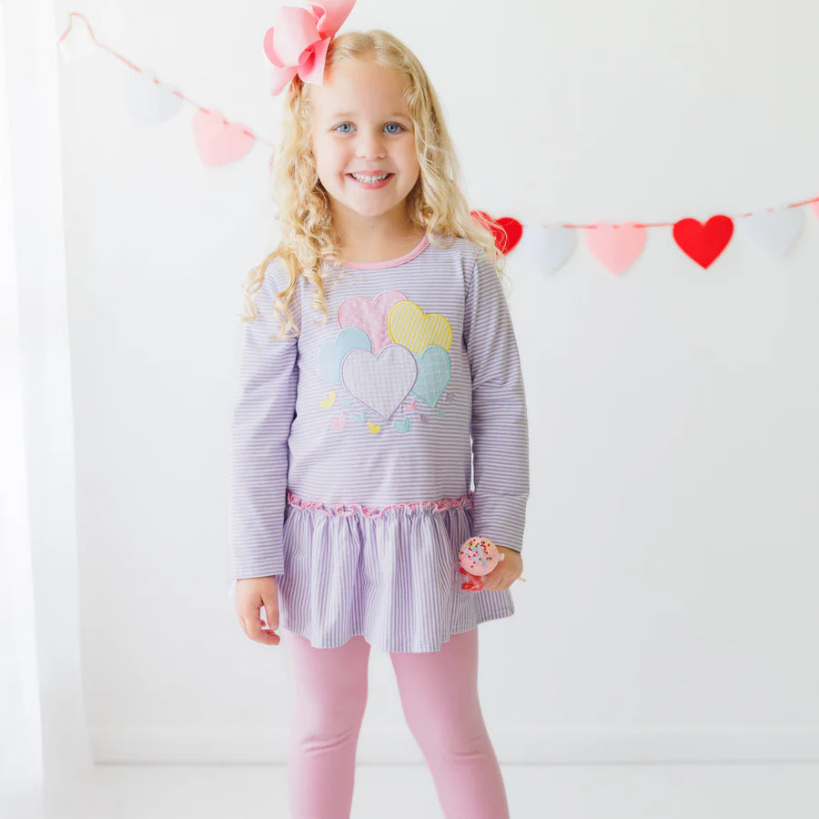 Candy Hearts Pant Set by jelly bean