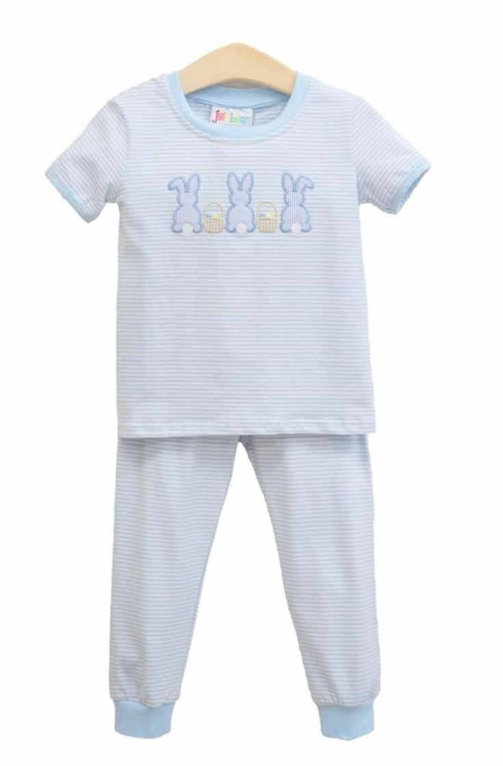 Easter Lounge Set- Light Blue Stripe