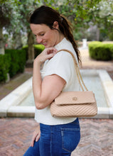 Load image into Gallery viewer, Leigh Quilted Crossbody TAUPE
