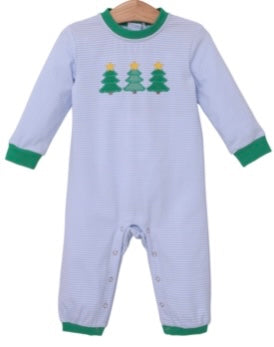 Trotter Street Christmas Tree Appliqué Romper
