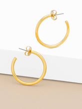 Load image into Gallery viewer, Small Thin Hoop Earring: MG
