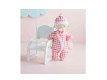 Load image into Gallery viewer, Baby doll and high chair set by Mudpie
