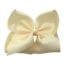 Load image into Gallery viewer, 6 inch Solid Grosgrain Bow/French Barrette: Green / 6 Inch
