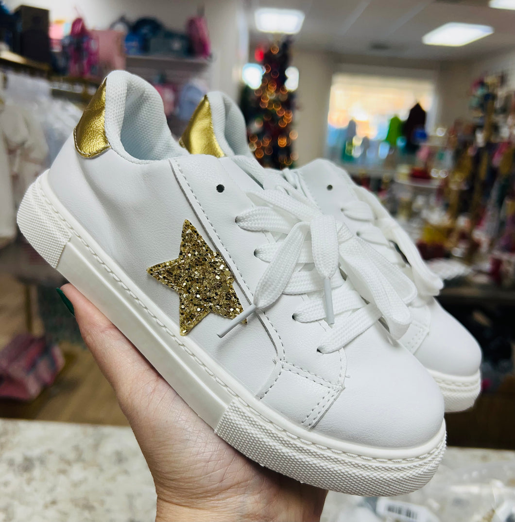 White star glitter sneaker my