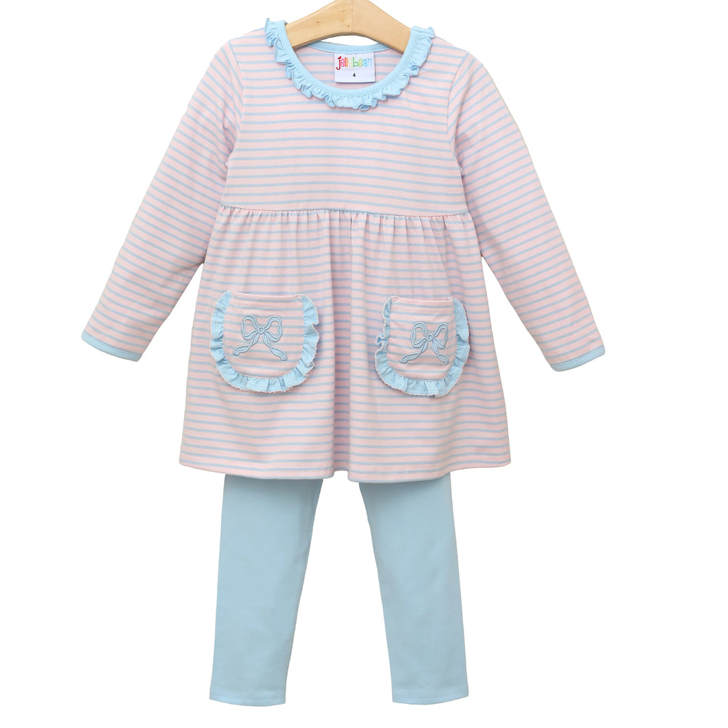 Bow pants set