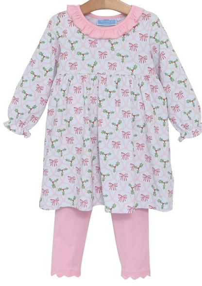 Trotter Street Berries and Bows Pant Set