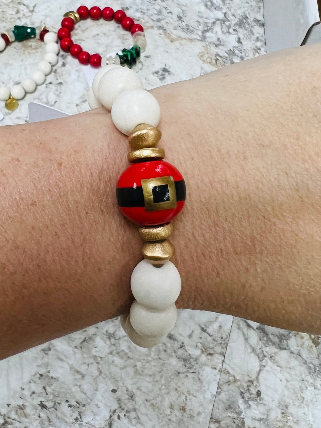 The Cayla Santa buckle bead bracelet