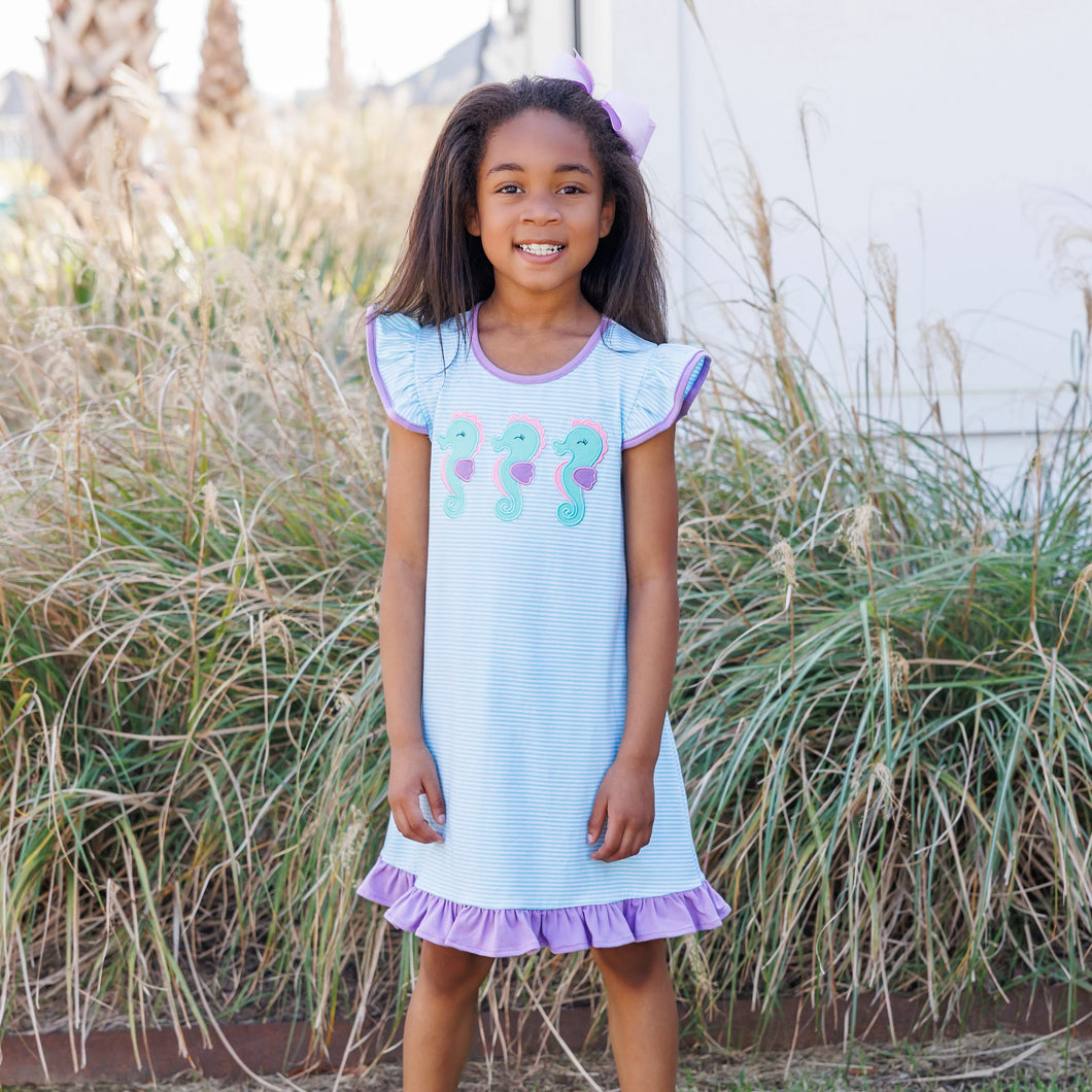 Seahorse trio Flutter Dress