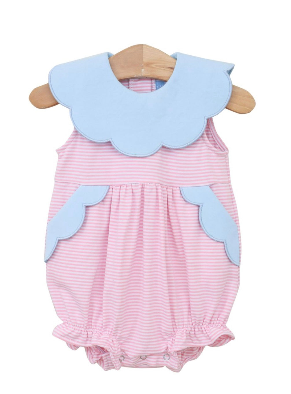 Penelope bubble-light pink stripe/light blue