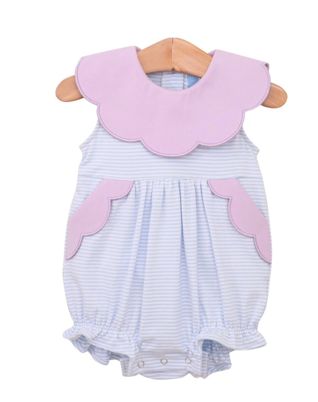 Penelope bubble-light blue stripe/lavender