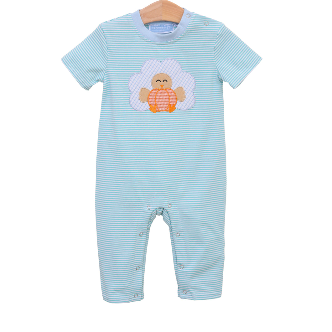 Turkey Romper by Trotter Street Kids