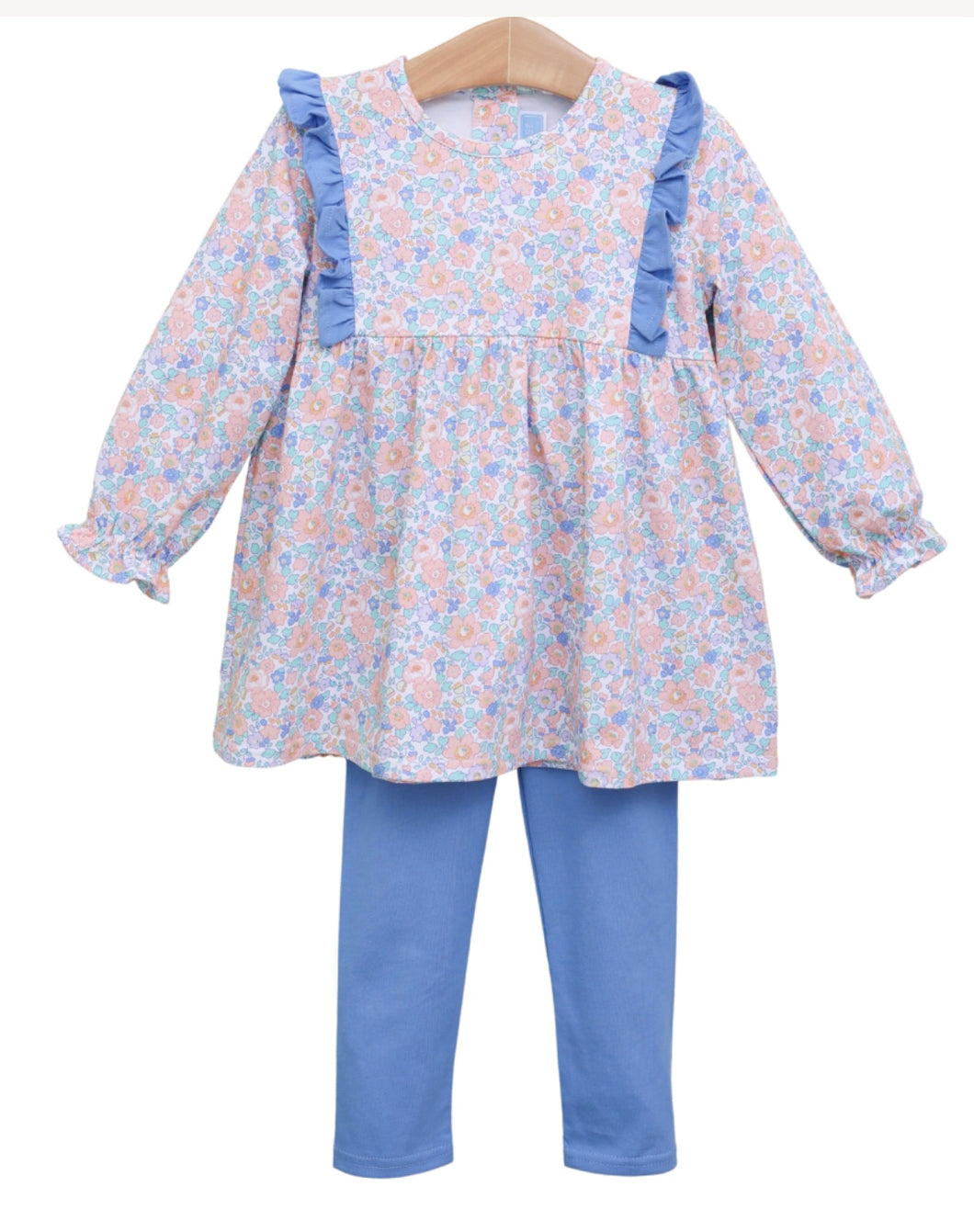 Frankie Floral Ruffle Pant Set by Trotter Street