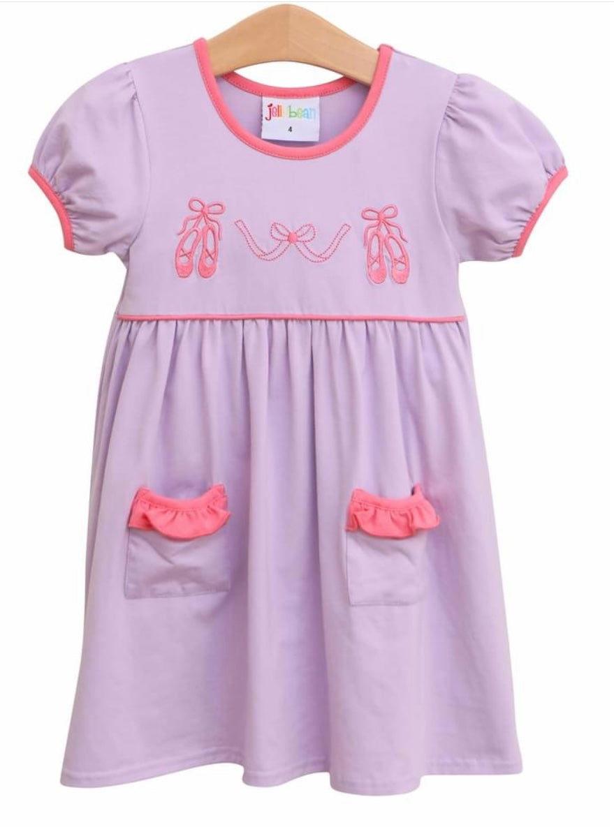 Ballet Shoe Embroidery Dress