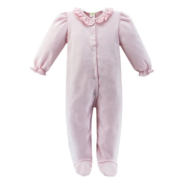 Ellie Bubble Pink bitty Stripe