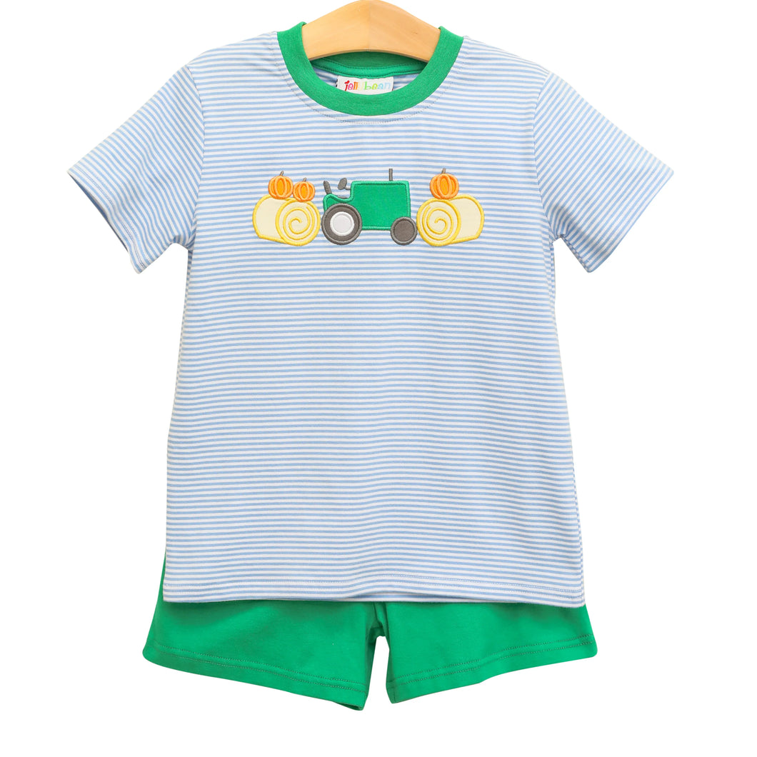 Pumpkin farm short set by jellybean