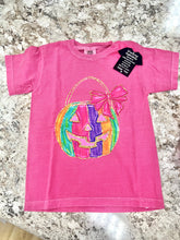 Load image into Gallery viewer, Girls Pumpkin Bucket Short Sleeve Tee: Youth sizes

