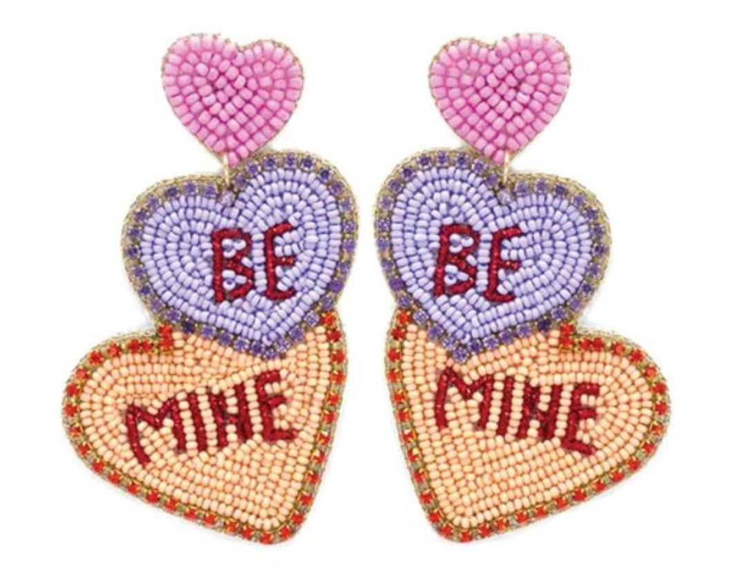 My heart is set on you earrings