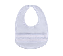 Load image into Gallery viewer, Blue Baby Boy Argyle Bib by Feltman Bros.
