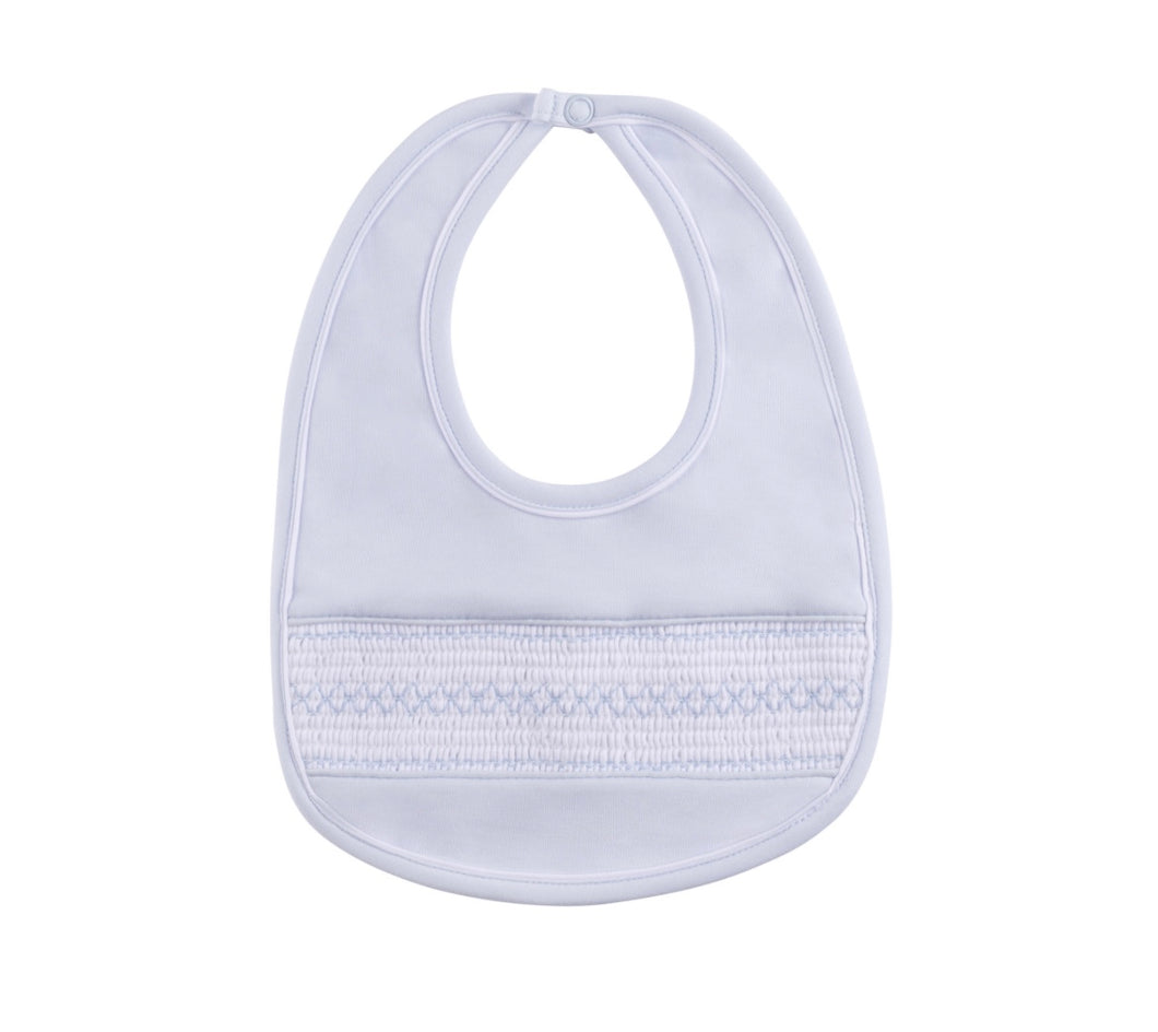 Blue Baby Boy Argyle Bib by Feltman Bros.