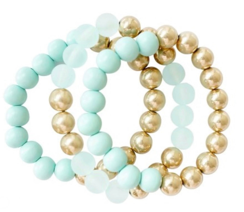 Ocean bracelet stack