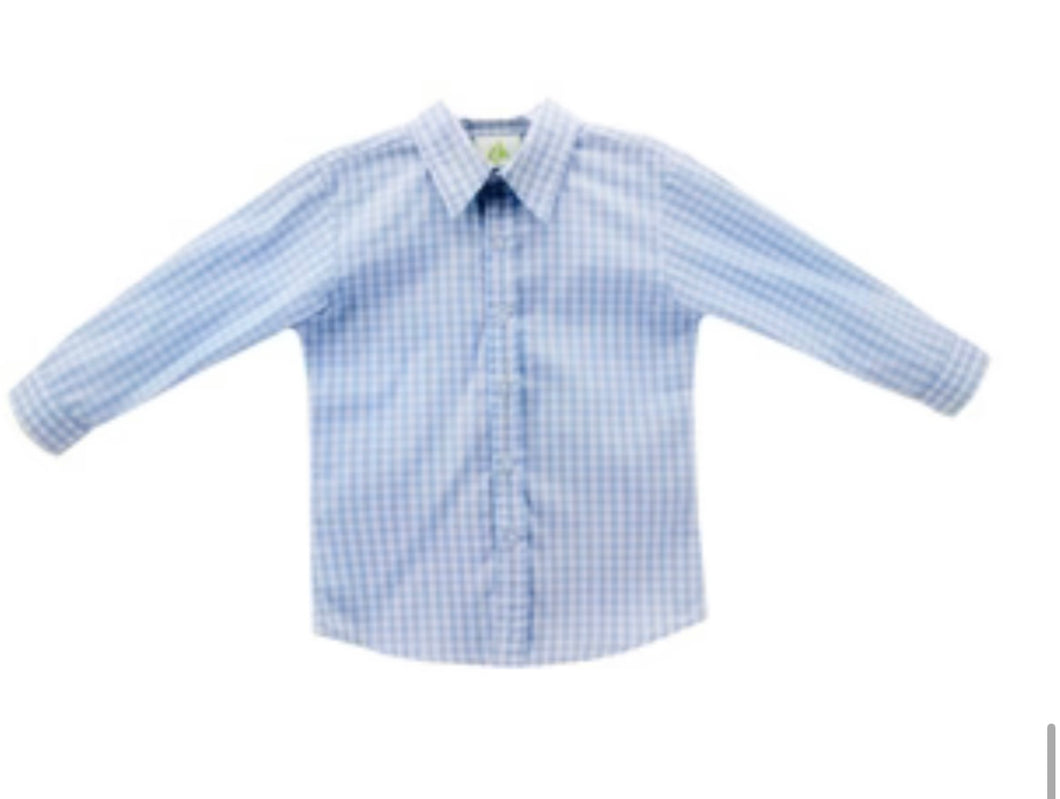 Alton Shirt Light Blue Check