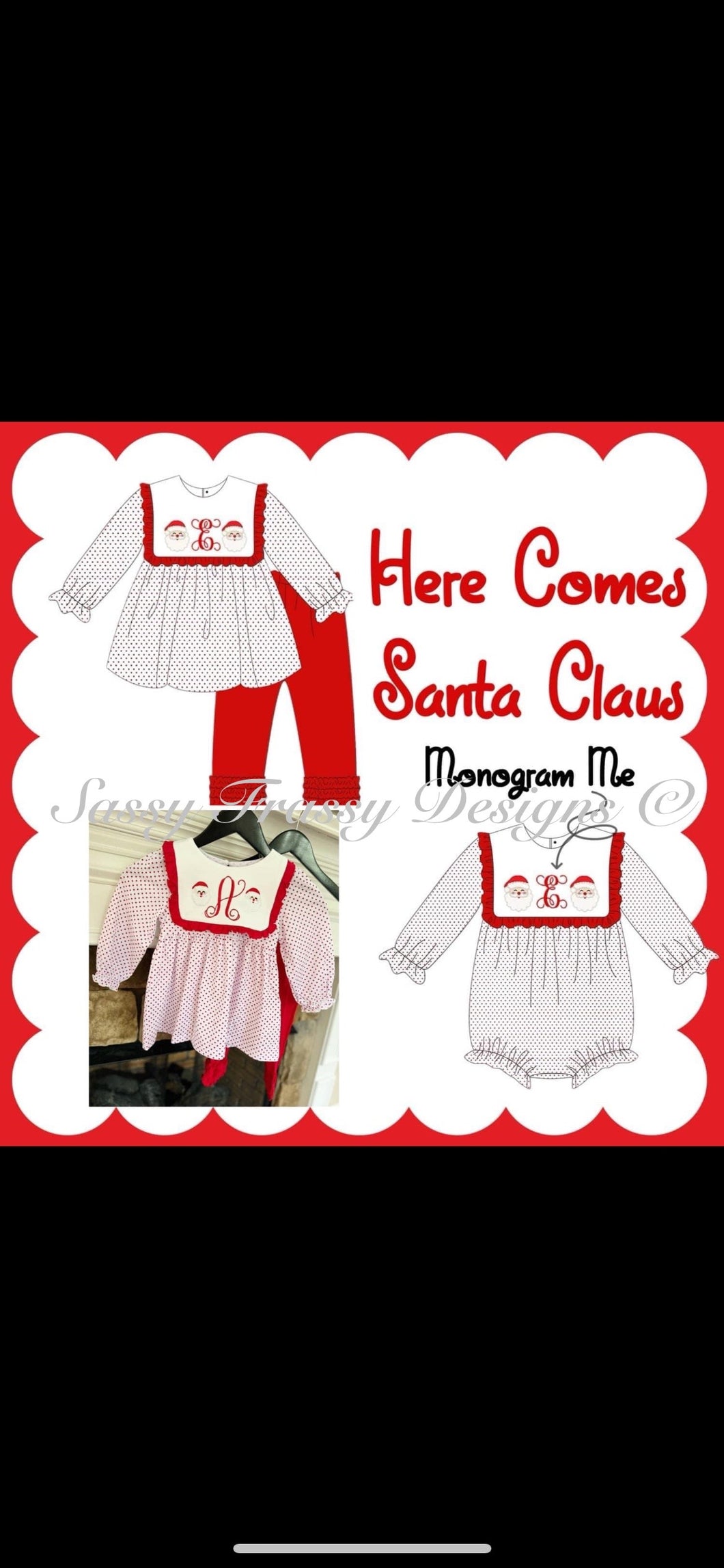 Here comes Santa Claus pre order-set