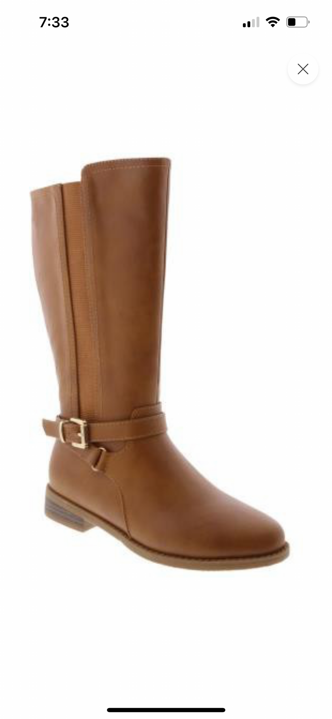Girls brown ridding boots by luck top