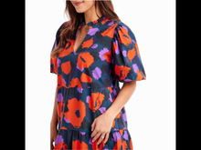 Load image into Gallery viewer, Cherry Leopard Christine Tiered Midi Dress
