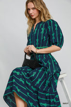 Load image into Gallery viewer, Bow tie print maxi dress
