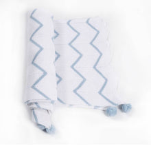 Load image into Gallery viewer, Baby Quilt Blanket - Chevron Stroller Quilt
