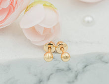 Load image into Gallery viewer, 14K Gold-Plated Ball Stud Earrings for Baby &amp; Kids
