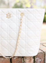 Load image into Gallery viewer, Quentin Quilted Tote IVORY
