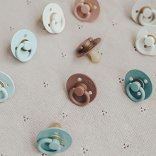 Load image into Gallery viewer, Itzy Soother™ Natural Rubber Paci Sets: Blossom + Rosewood
