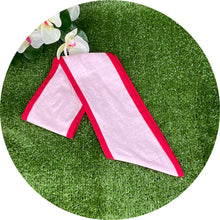 Load image into Gallery viewer, Two Color Linen Sash- Pink, Red, White: 54 inch / Red and pink
