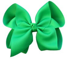 Load image into Gallery viewer, 5 inch ( 2 inch Ribbon Width) Solid Grosgrain Bow: 5 Inch / Sage
