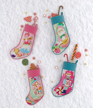 Load image into Gallery viewer, Sugar Plum Embroidered Needlepoint Stocking
