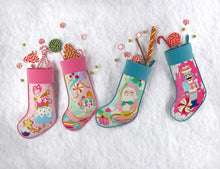 Load image into Gallery viewer, Sugar Plum Embroidered Needlepoint Stocking
