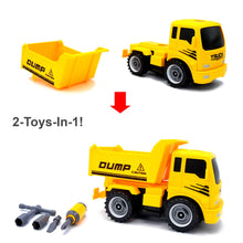 Load image into Gallery viewer, Dump - Take-Apart-Put-Together/2-Toys-In-1 Truck Toy
