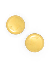 Load image into Gallery viewer, Small Round Metal Stud Earring: GLD
