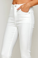 Load image into Gallery viewer, I&amp;M Jean - White - High Rise Slim Flare Jeans

