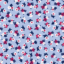 Load image into Gallery viewer, Navy Ruffle-Accent Tank &amp; Liberty Floral Ruffle Shorts
