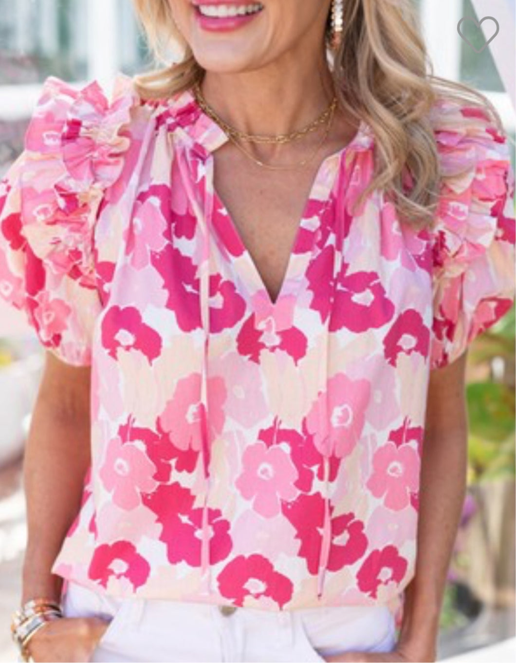 Petunia Floral Blouse