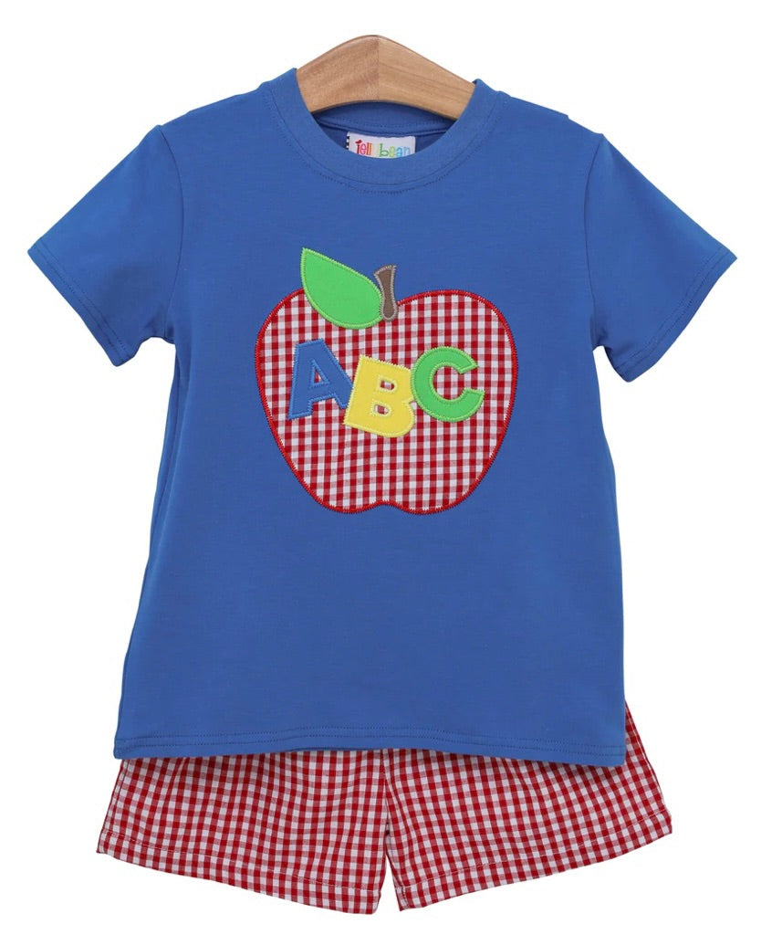 ABC apple short set by jellybean