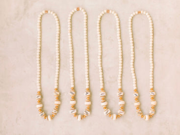 The grace necklace by Carolina strung