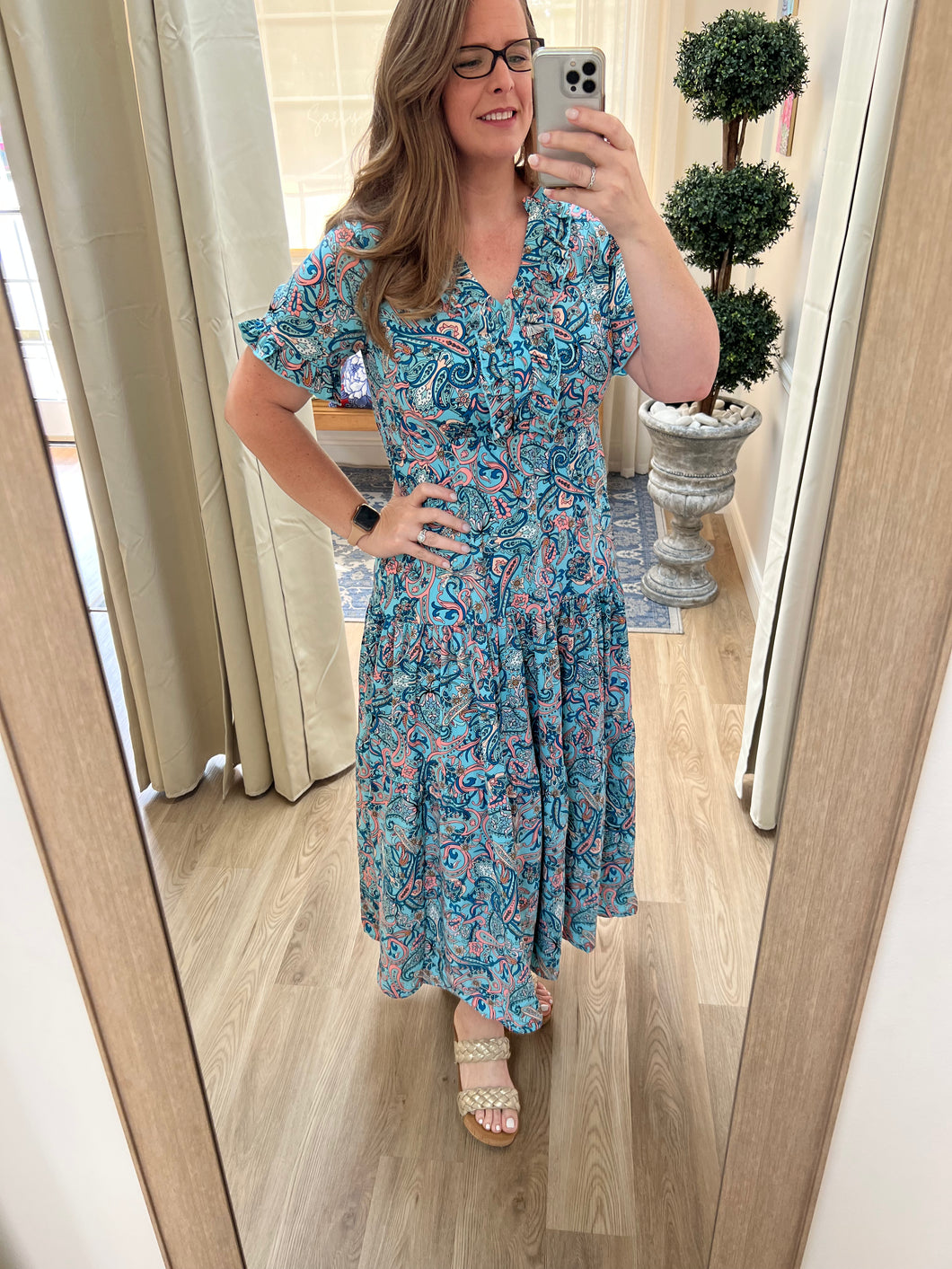 Lauren Dress-sky blue
